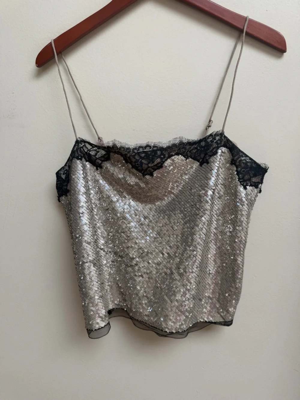 J. Crew Sequin Lace Satin Blouse